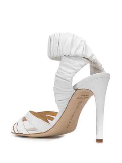 Shop Chloe Gosselin Julianne Heeled Sandals In White