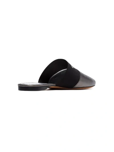 Shop Givenchy 'bedford' Metallic-slipper