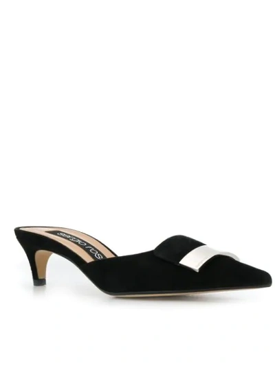 Shop Sergio Rossi Sr1 Pumps In Black