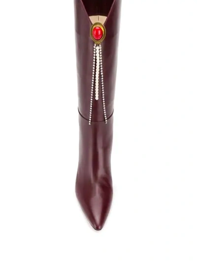 Shop Magda Butrym Czech Boots In Red