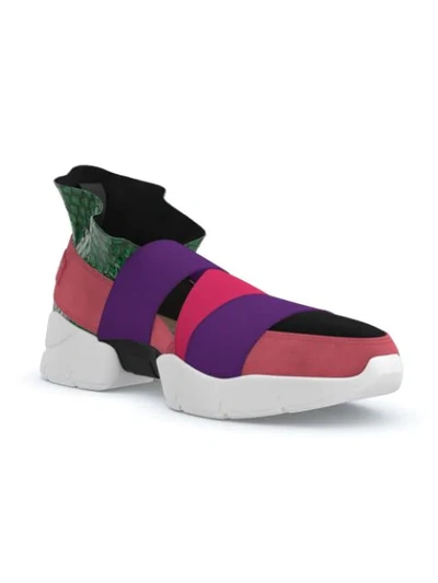 Shop Emilio Pucci City Up Slip-on Sneakers In Multicolour