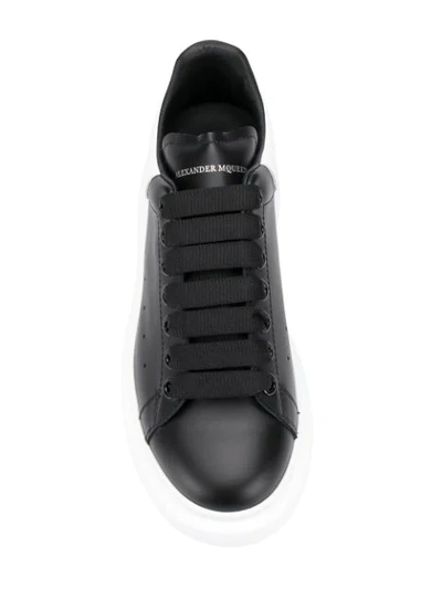 Shop Alexander Mcqueen Oversized Sneakers In Black