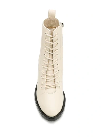 Shop Jimmy Choo Cruz 65 Boots In Neutrals