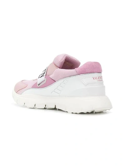 Shop Valentino Vltn Heroes Sneakers In Pink