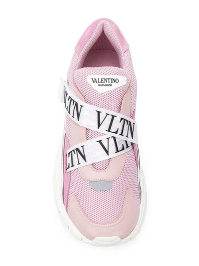 Shop Valentino Vltn Heroes Sneakers In Pink