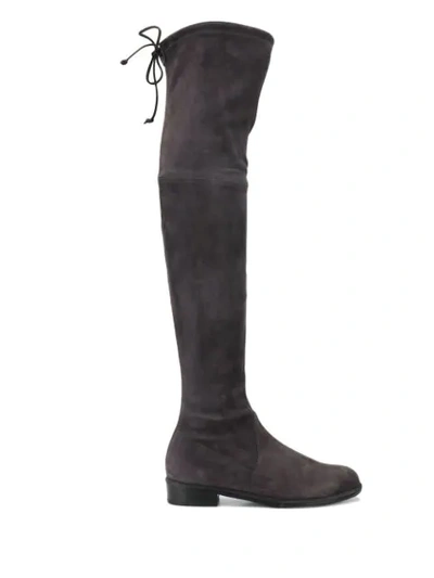 Shop Stuart Weitzman Lowland Boots  In Slate