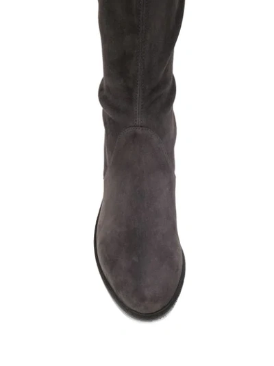 Shop Stuart Weitzman Lowland Boots  In Slate