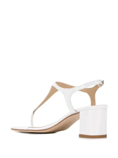 Shop Fabio Rusconi Block Heel Sandals - White