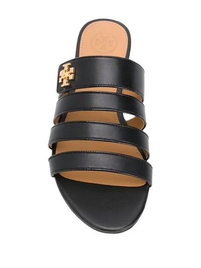 Shop Tory Burch Kira Multi-band Sandals In Black