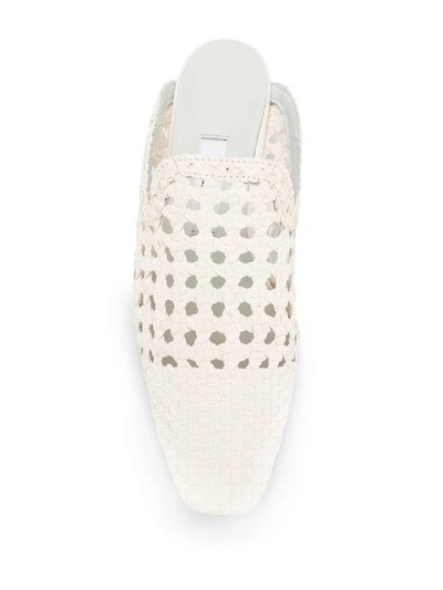 Shop Miista Crochet Mule In White