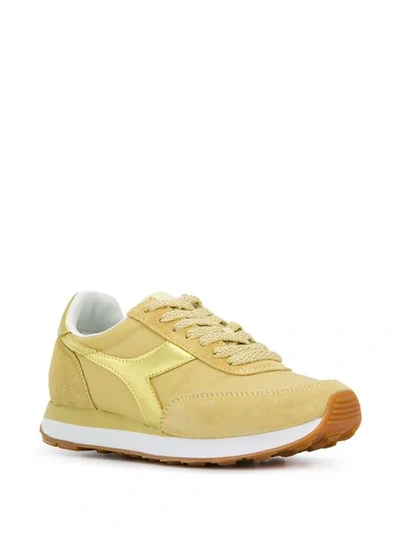 Shop Diadora Koala H Metallica W Sneakers In Yellow