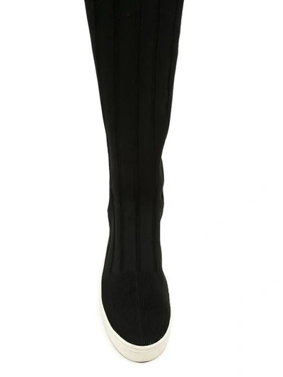 Gloria Coelho Knit Boot In Black