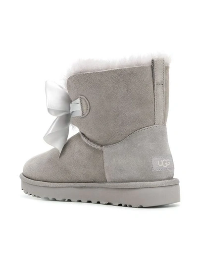 Shop Ugg Bow  Boots In Grey