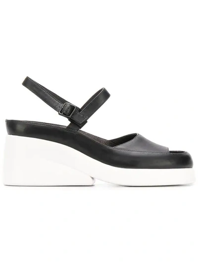 Shop Camper Kaah Sandals In Black