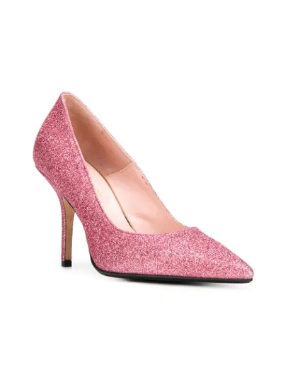 Shop Anna F . Glitter Stiletto Pumps - Pink