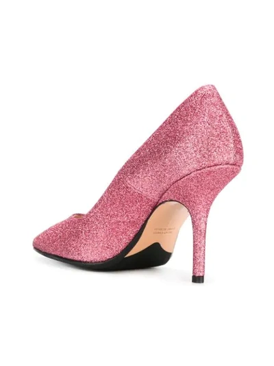 Shop Anna F . Glitter Stiletto Pumps - Pink