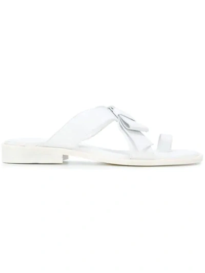 Shop A.f.vandevorst Toe Strap Sandals In White