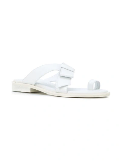 Shop A.f.vandevorst Toe Strap Sandals In White