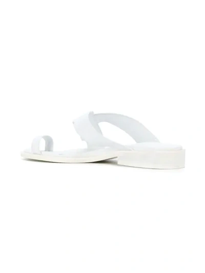 Shop A.f.vandevorst Toe Strap Sandals In White