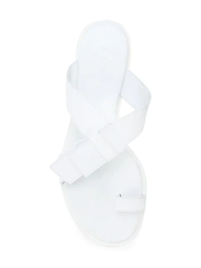 Shop A.f.vandevorst Toe Strap Sandals In White