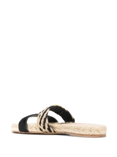 Shop Solange Sandals Pithea Espadrilles In Black