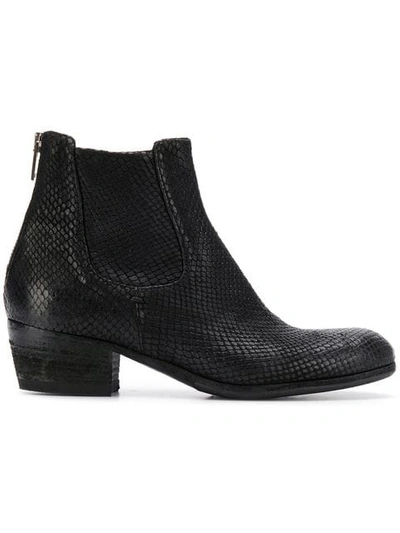 Shop Pantanetti Low Heel Chelsea Boots - Black