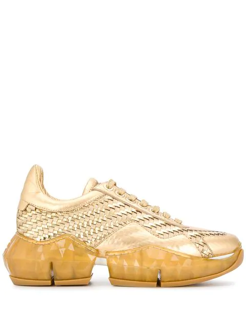 metallic detail city trainers