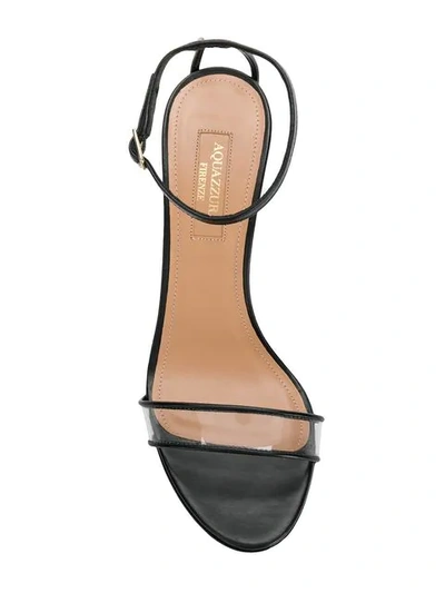 Shop Aquazzura Minimalist Sandals In Black