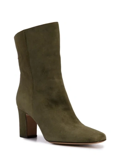 Shop Tabitha Simmons Lela Ankle Boots In Green