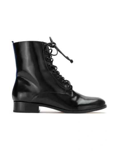 Shop Blue Bird Shoes Stiefel Im Military-look In Black