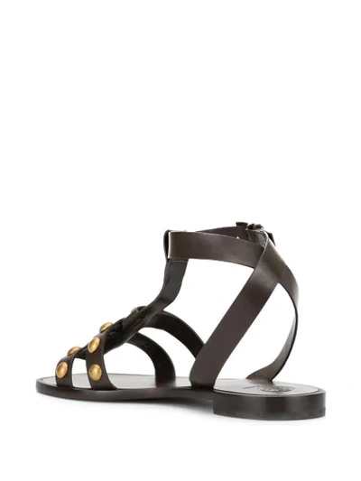 Shop Tory Burch Blythe Studded Sandals In Brown