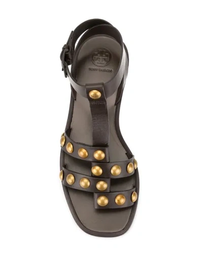 Shop Tory Burch Blythe Studded Sandals In Brown