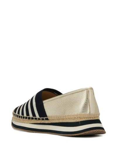 Shop Tory Burch Platform Sole Espadrilles In Blue