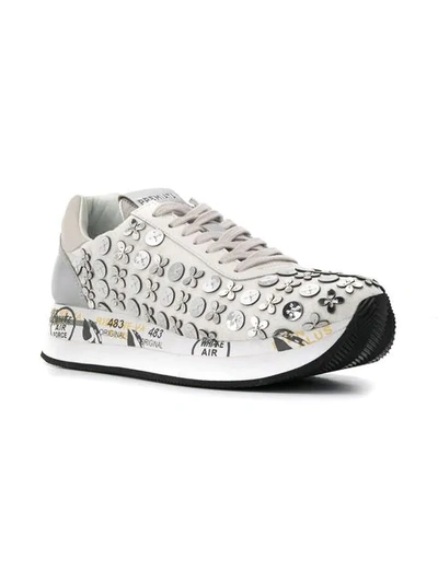 Shop Premiata Conny Sneakers In White