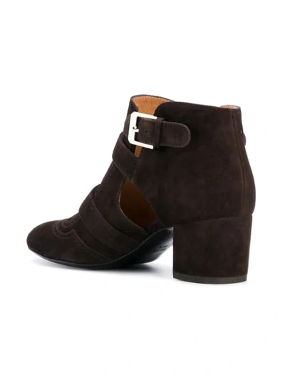 Shop Laurence Dacade Sindy Buckled Ankle Boots - Brown