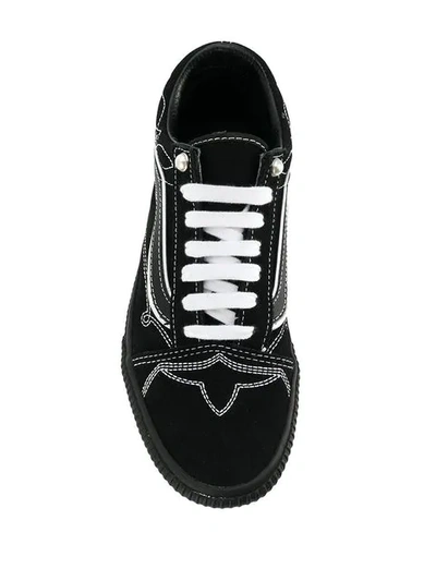 Vans Pearly Punk Old Skool Platform Sneakers - Black | ModeSens