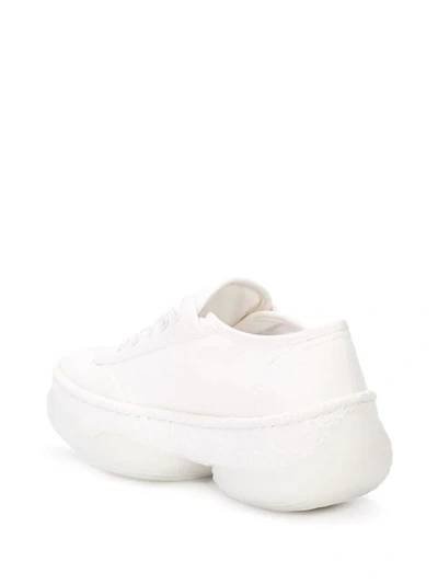 Shop Alexander Wang Chunky Sole Sneakers In White