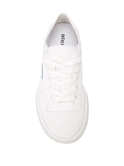 Shop Alexander Wang Chunky Sole Sneakers In White