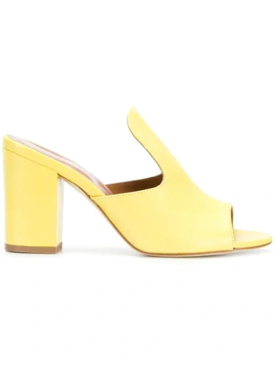 Shop Paris Texas Classic Mules - Yellow