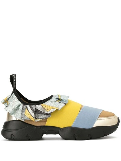 Shop Emilio Pucci City Sneakers In Multicolour