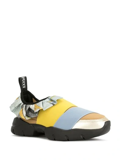 Shop Emilio Pucci City Sneakers In Multicolour