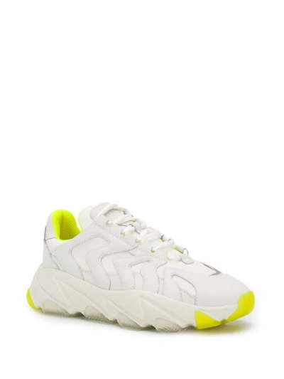 Shop Ash Chunky Sole Sneakers In White