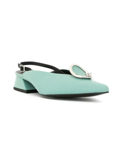 Shop Yuul Yie Zizi Slingback Pumps In Blue