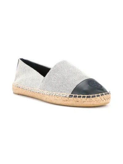 Shop Tory Burch Colour-block Espadrilles In White