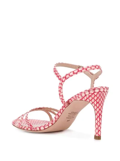 Shop Stuart Weitzman Starla Sandals In Pink