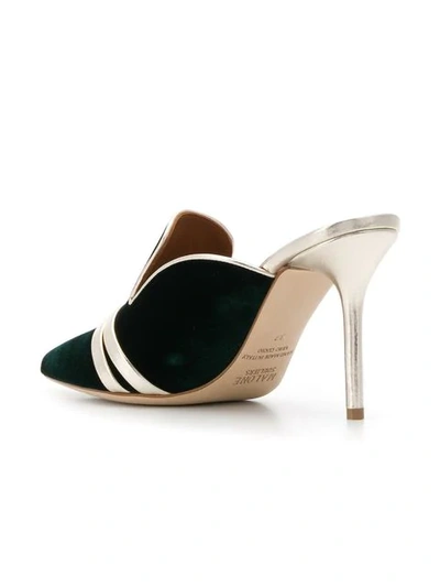Shop Malone Souliers Hayley Mules In Green
