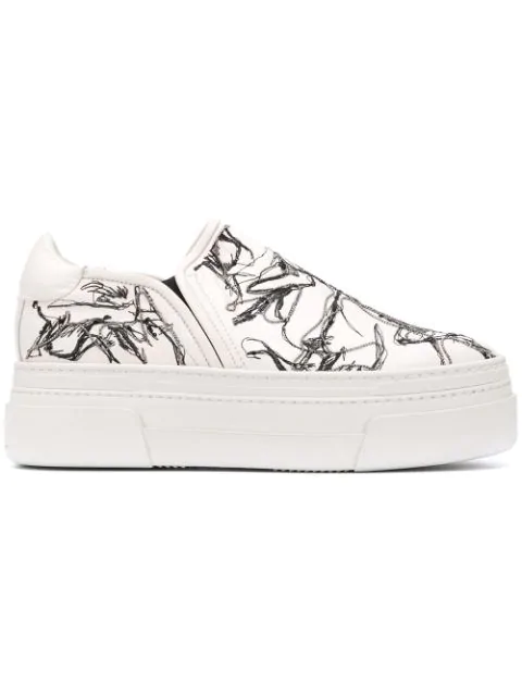 agl platform sneakers