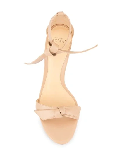 Shop Alexandre Birman Nude High Sandals In Neutrals