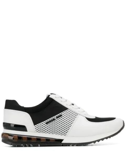 michael kors trainers black and white