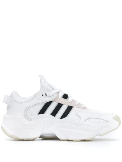 Shop Adidas Originals Magmur Runner Sneakers In White